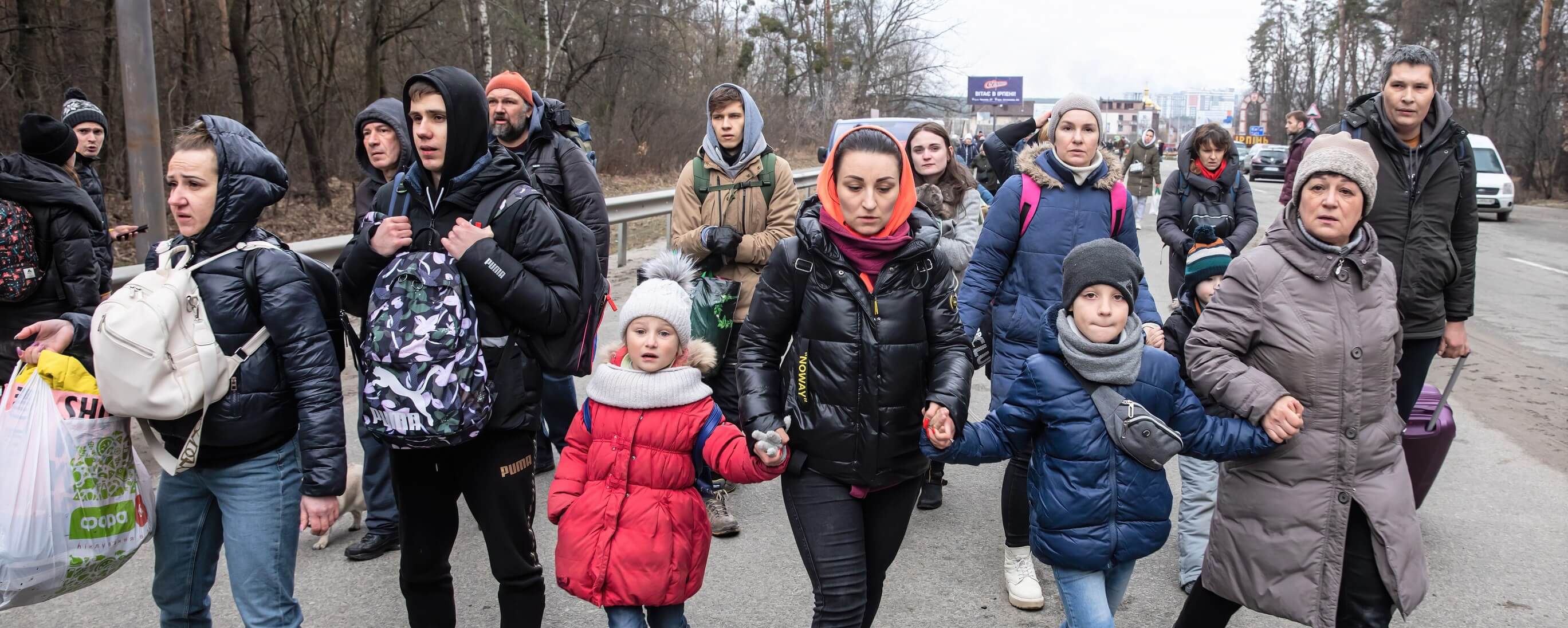 Millions of people are fleeing the Ukraine in search of safety